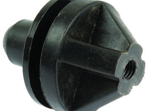 Ecrou fixation vérin à gaz sur vitre