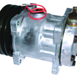 Compresseur climatiseur poulie double