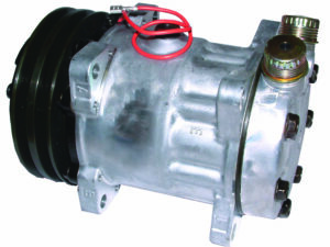 Compresseur climatiseur poulie double