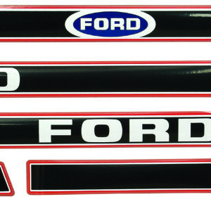 Kit autocollants latéraux Ford 7610 II