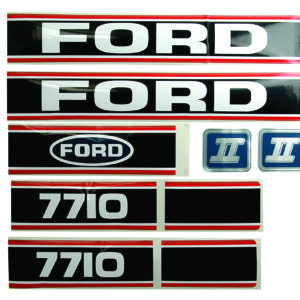 Kit autocollants latéraux Ford 7710 II