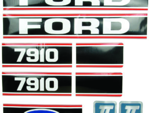 Kit autocollants latéraux Ford 7910 II