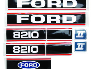 Kit autocollants latéraux Ford 8210 II