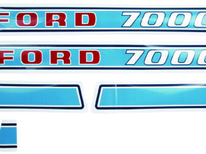 Kit autocollants latéraux Ford 7000