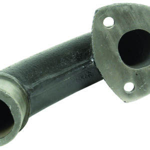 Sortie échappement coudée 180°, 3 trous.