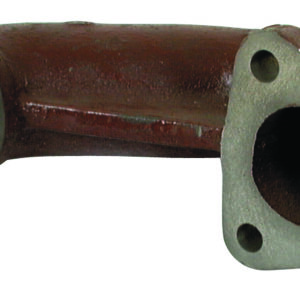 Sortie échappement coudée 180°, 3 trous.