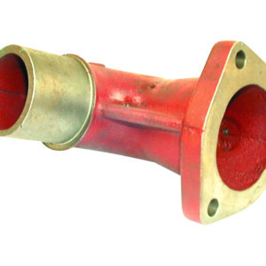 Sortie échappement coudée 90°, 3 trous.