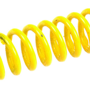 Ressort mécanisme d’embrayage jaune.