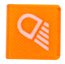 Symbole phare de travail avant