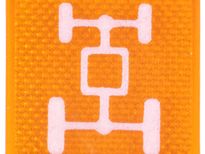 Pastille logo/interrupteur à bascule pont avant