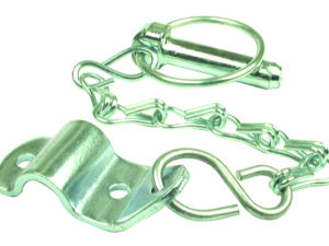 Goupille clips 11mm + chaînette et patte