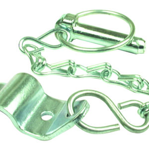 Goupille clips 11mm + chaînette et patte