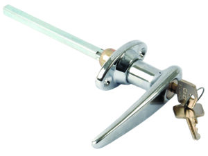 Poignée porte extérieure avec clé