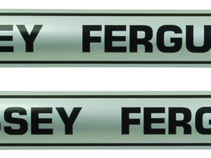 Kit autocollants latéraux Massey Ferguson 250