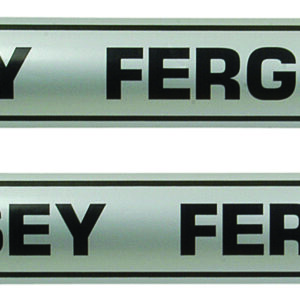 Kit autocollants latéraux Massey Ferguson 250