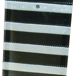 Grille calandre 330mm 4 barres horizontales