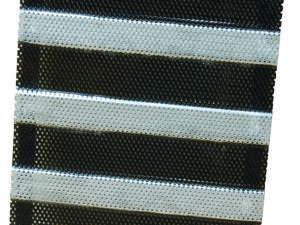Grille calandre 394mm 5 barres horizontales