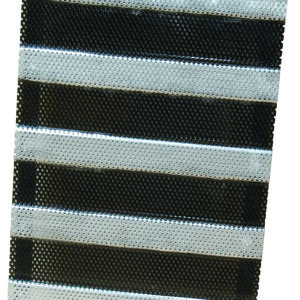 Grille calandre 394mm 5 barres horizontales