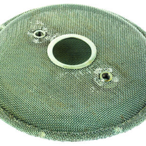 Crépine de pompe à huile moteur.