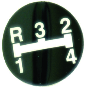 Autocollant grille des vitesses