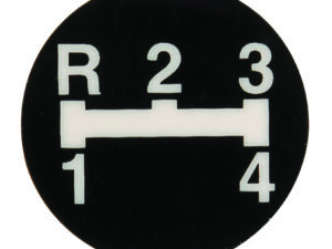 Autocollant grille des vitesses