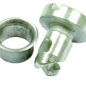 Bouton/verrou de calandre avec bague d’arrêt