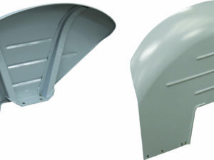 Jeu ailes coquilles 229mm droite et gauche