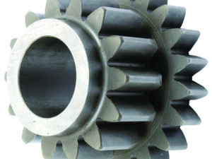 Pignon double marche arrière denture droite.