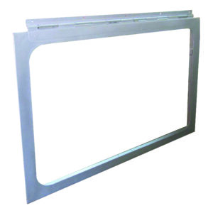Rear window frame