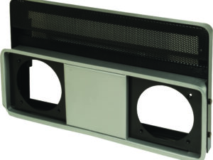 Grille avant de capot avec support de feux