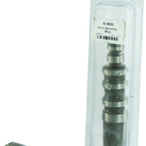 Valve contrôle bleue