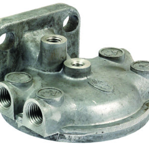 Tête filtre gazole nue type  CAV 2 entrées, 2 sorAttache-câble 14×15