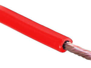 Câble électrique 1 fils 50m 1.5mm² rouge