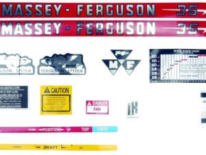 Kit décalque MF35(USA)