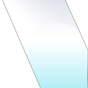 Vitre de porte droite