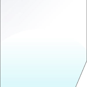 Vitre de porte gauche