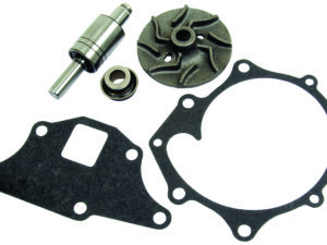 Kit réparation pompe à eau poulie 2 gorges.