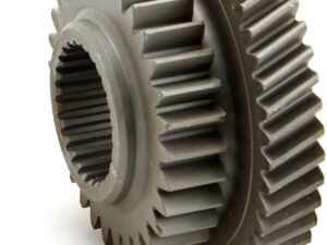 Pignon double 30/46 dents. denture hélicoïdale & droite.