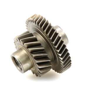 Pignon double 20/41 dents. denture hélicoïdale.