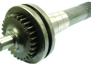 Arbre secondaire avec manchon baladeur centrage : 19.05mm.