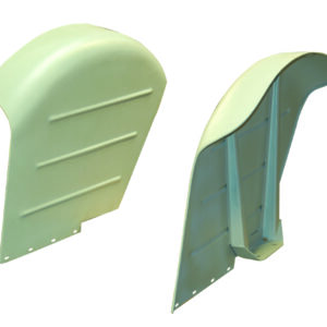 Jeu ailes coudées droite et gauche