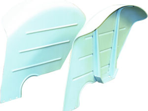 Jeu ailes coudées droite et gauche