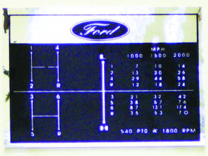 Autocollant de vitesse
