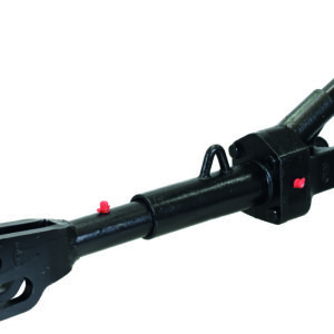 Chandelle de relevage réglable par manivelle.