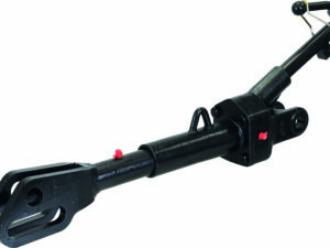 Chandelle de relevage réglable par manivelle.