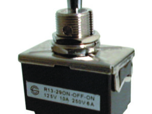 Interrupteur métal on-off-on 2 voies