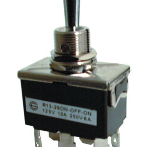 Interrupteur métal on-off-on 2 voies