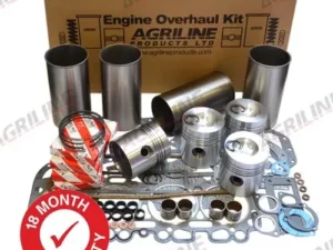Kit Cylindrées (114.30 x4) chemises finies, 4 segments pour moteur PERKINS A4.318