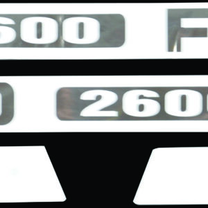 Kit autocollants latéraux Ford 2600