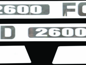 Kit autocollants latéraux Ford 2600